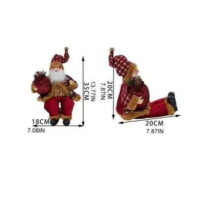 Santa Claus Doll with Gift Bags Ornament