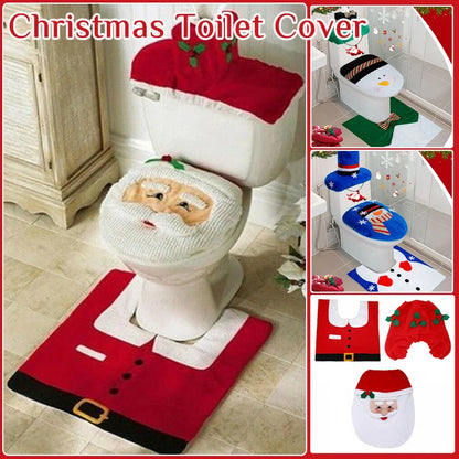 Christmas Toilet Cover Set