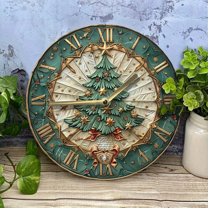 DIY Christmas Tree Wall Clock Kit