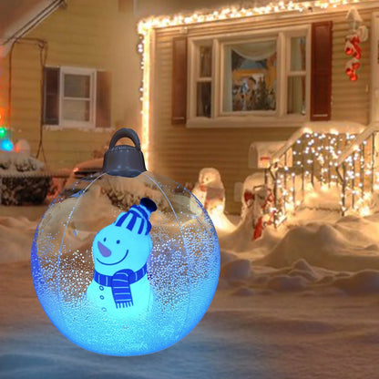 Christmas Blow Up Ornaments Balloon With Lights