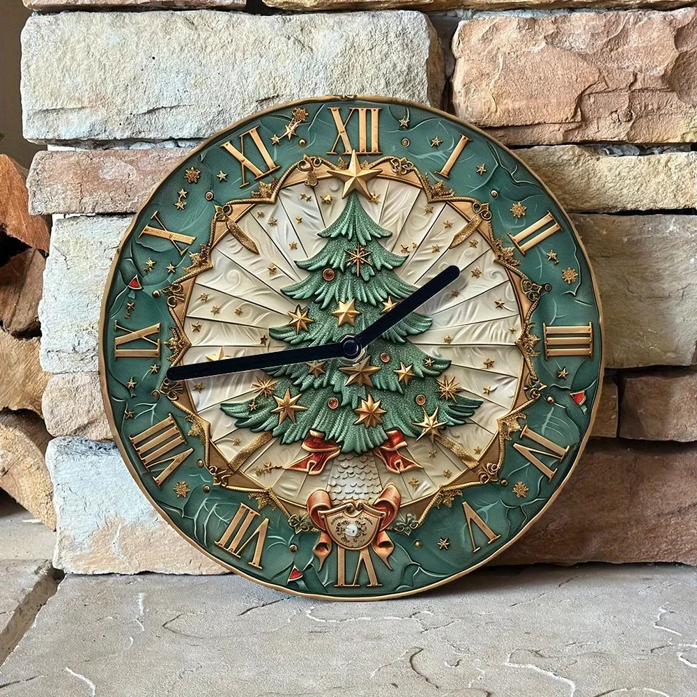 DIY Christmas Tree Wall Clock Kit