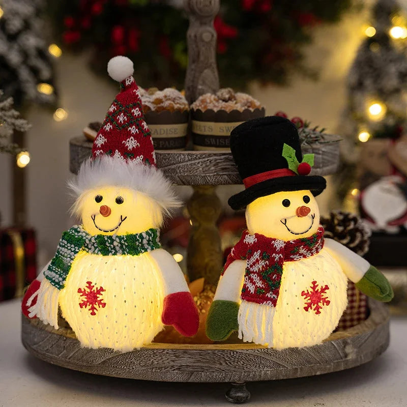 Christmas Glowing Snowman Doll Ornaments