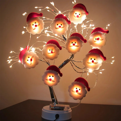 Snowman LED Garland String Lights