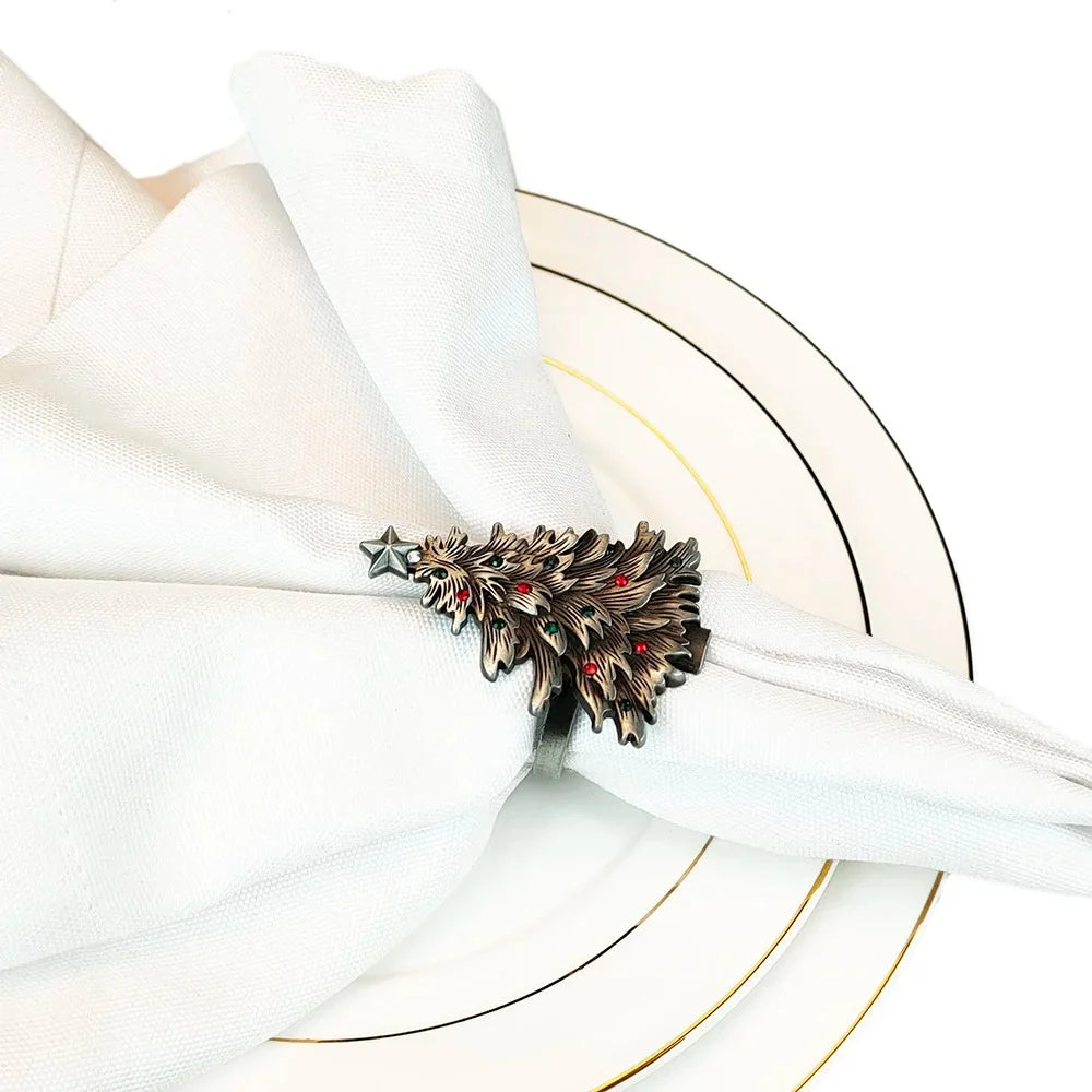 Vintage Christmas Tree Napkin Ring