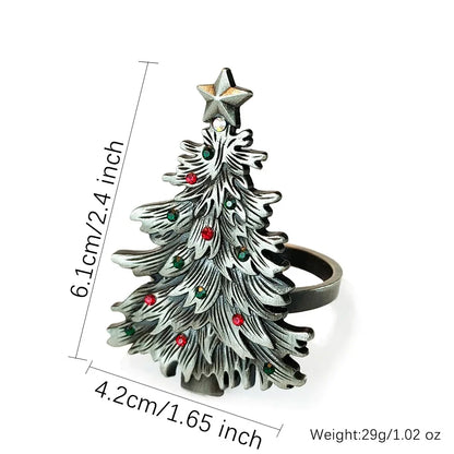 Vintage Christmas Tree Napkin Ring