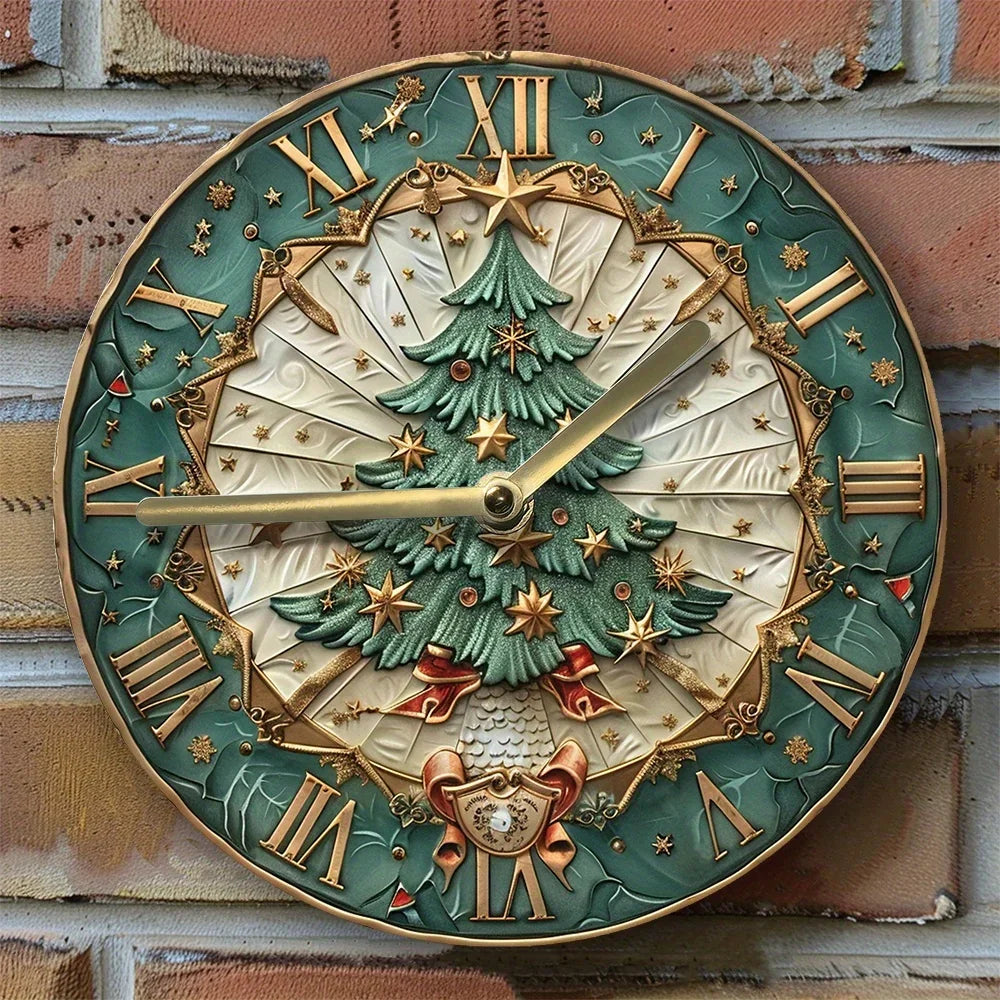 DIY Christmas Tree Wall Clock Kit