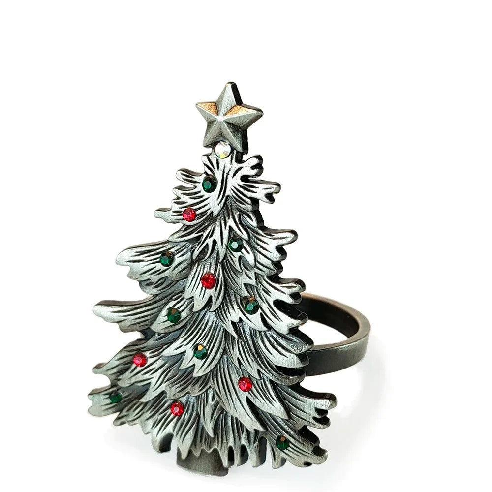 Vintage Christmas Tree Napkin Ring