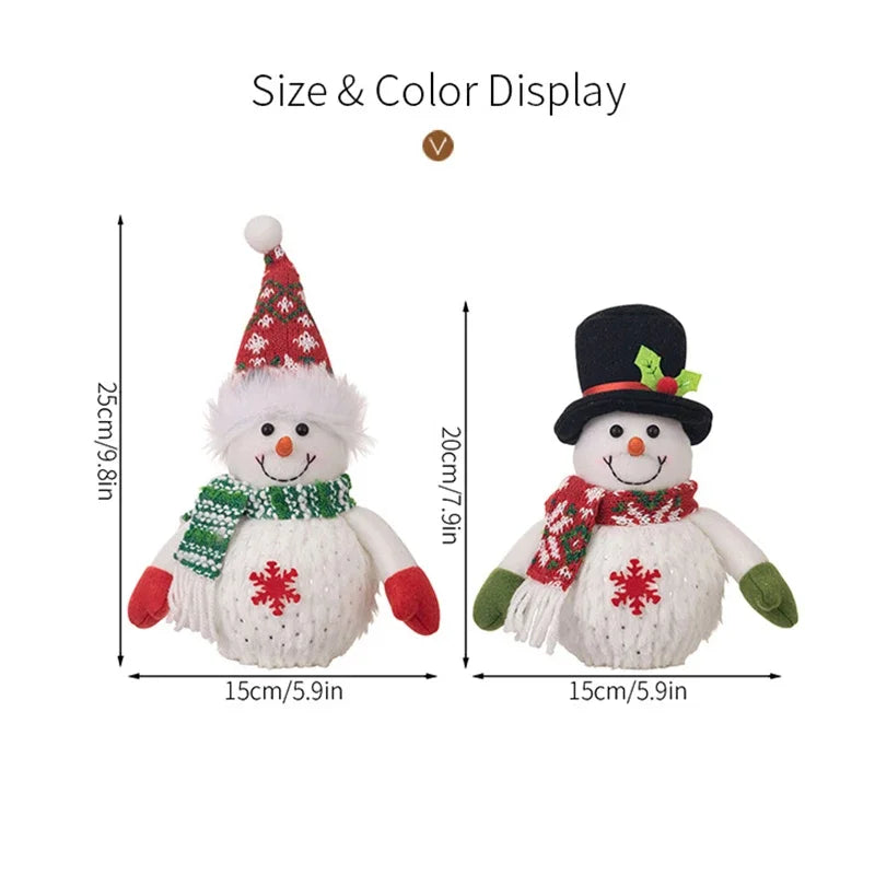 Christmas Glowing Snowman Doll Ornaments