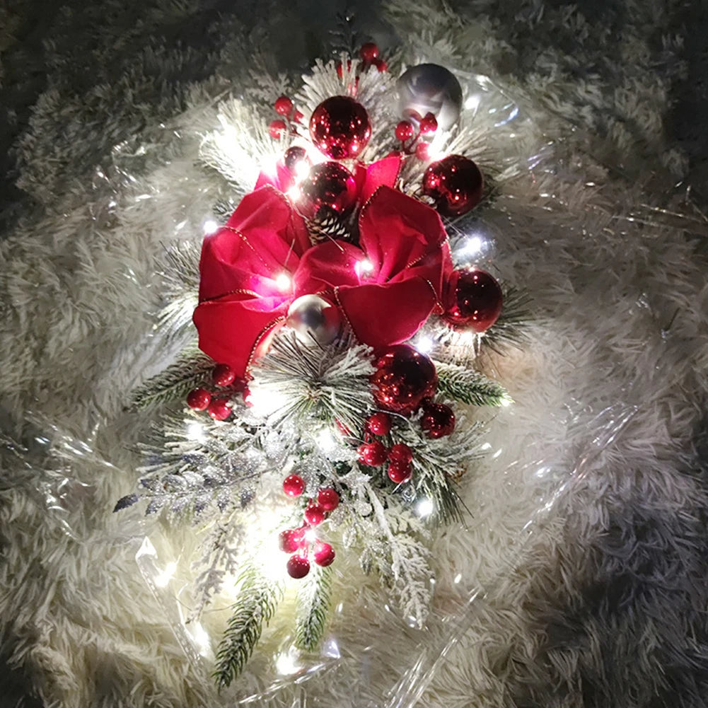 LED Christmas Wreath Hanging Pendant