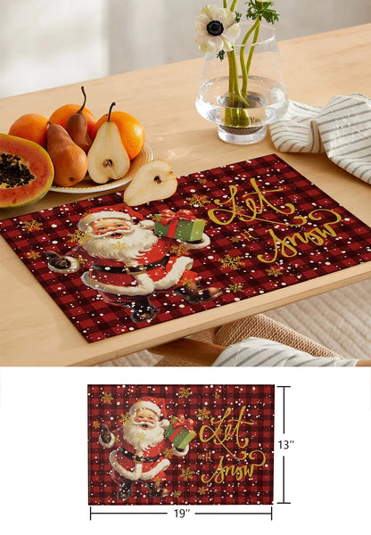 Christmas Snowflake Table Placemat