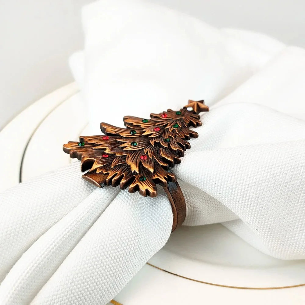 Vintage Christmas Tree Napkin Ring