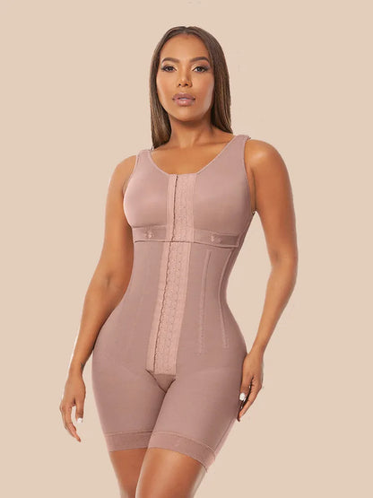 Women's Chest-Packed Body Shaper Postpartum Fajas Colombianas