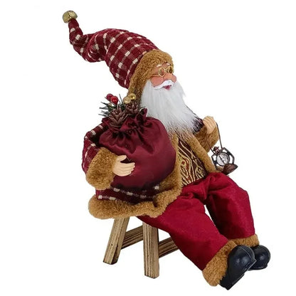 Santa Claus Doll with Gift Bags Ornament