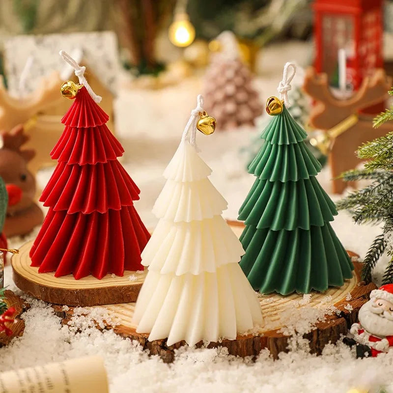 Handmade Christmas Scented Tree Candles