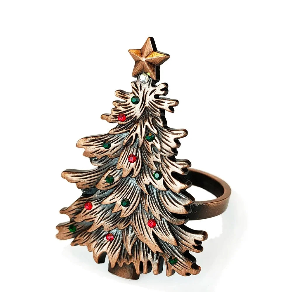 Vintage Christmas Tree Napkin Ring