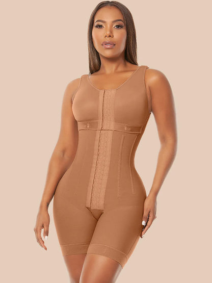 Women's Chest-Packed Body Shaper Postpartum Fajas Colombianas